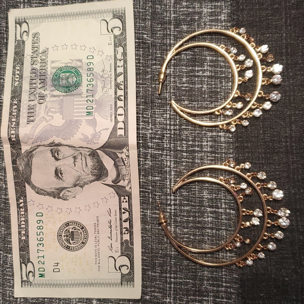 Bohemian style earrings - Picture 3 of 3
